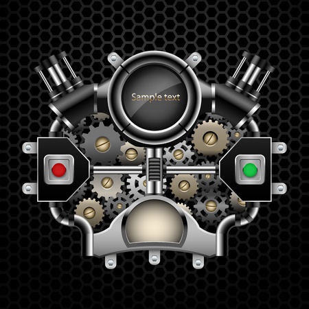 Industrial abstract backgroundのイラスト素材