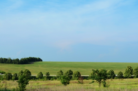 summer landscapeの写真素材