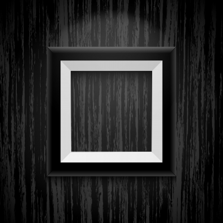 Black photo frame, eps10のイラスト素材