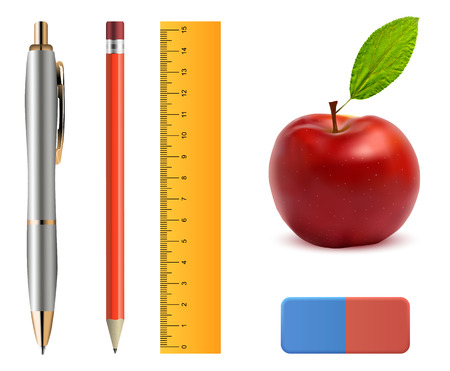 School set のイラスト素材