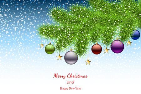 Vector Christmas backgroundのイラスト素材