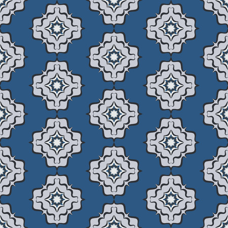 Seamless background of blue colorのイラスト素材