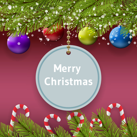 Vector Christmas backgroundのイラスト素材