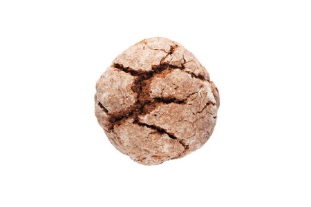 cookie isolated on white background, top viewの写真素材