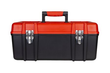 tool box isolated on white backgroundの写真素材