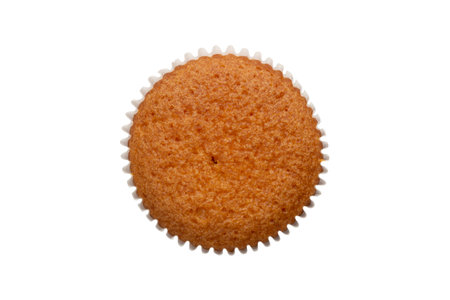 Cupcake on a white backgroundの写真素材