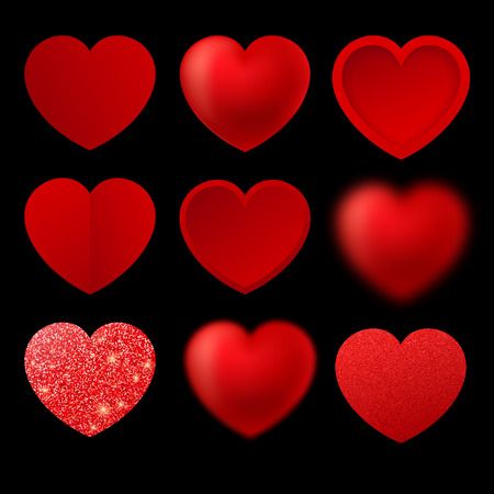 hearts setのイラスト素材