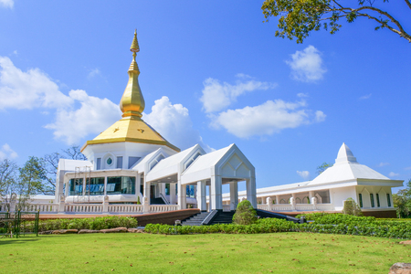 Pagoda and Luang Pu Man Museumのeditorial素材