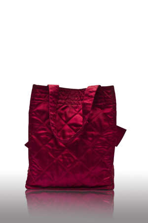 Hand-made red bags の写真素材
