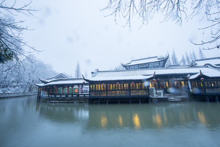 snow of canalのeditorial素材