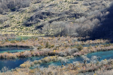 Jiuzhaigou Valleyの写真素材