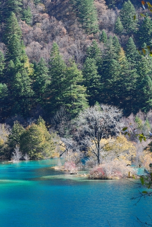 Jiuzhaigou Valleyの写真素材