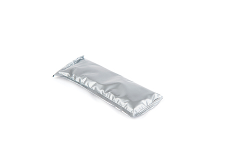 Gray grease pack for replacing anther of CV joints on white isolated background. Gray grease pack for replacing anther of CV joints on white isolated background.