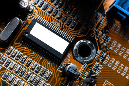 Microcircuit and printed circuit board assembly. Production computer or repair computer system....
