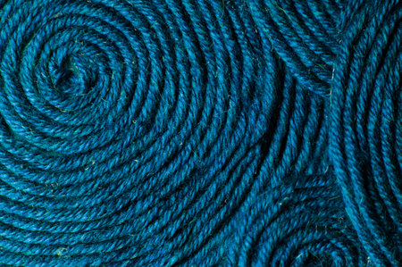 Detailed texture of abstract background. Thread made of natural materials, macro shot. DIY...