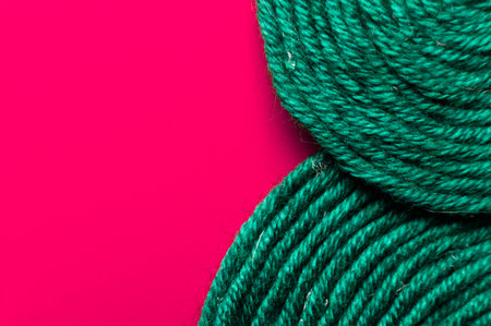 Fashionable colors of wool yarn. Thin yarn close-up. Colorful patterns of cotton thread. Abstract,...