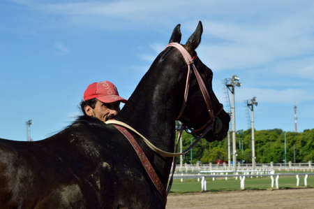 Buenos Aires, Argentina - November 2012 - Horse raceのeditorial素材