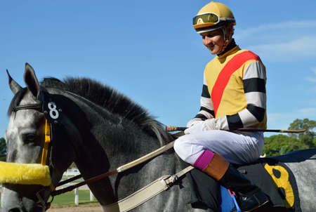 Buenos Aires, Argentina - November 2012 - Horse raceのeditorial素材