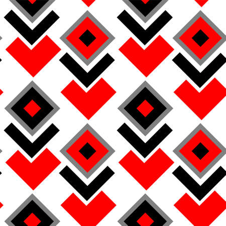 Geometry simple seamless pattern for print, wallpapers, textileのイラスト素材