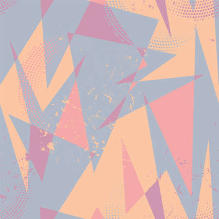 Urban seamless curved geometry abstract patternのイラスト素材