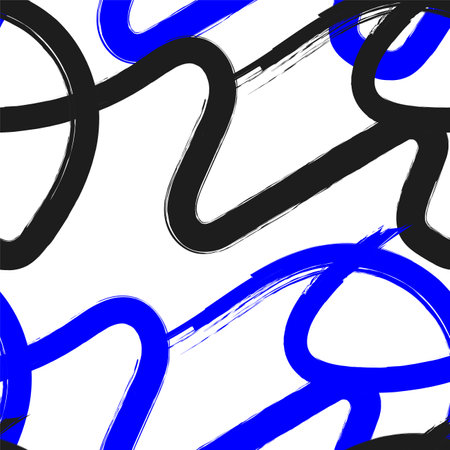 Seamless pattern with grunge ave linesのイラスト素材