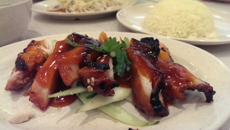 Delicious bbq chicken riceの素材