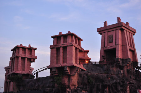 Image of amusement parkの写真素材