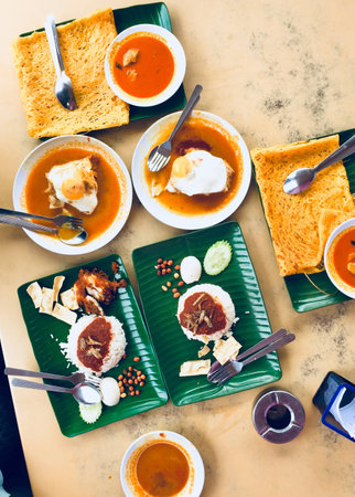 Malaysian breakfastの素材