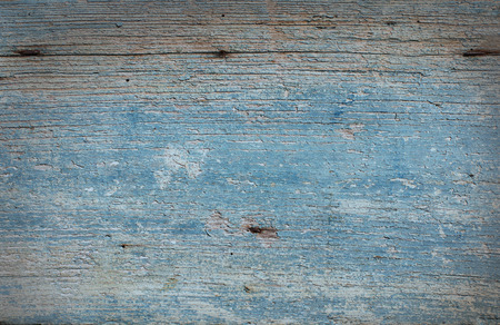 Blue wooden background texture with a graduuated colourの写真素材