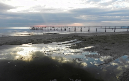 Sunset on the Sea
