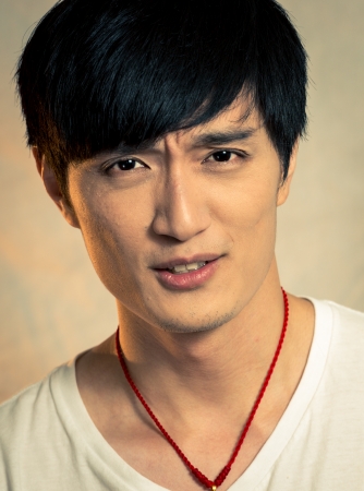 Young man looking angry with fashion tone and backgroundの写真素材