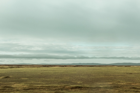 Scenic landscape views of mountain ranges and surroundings in Tibet の写真素材
