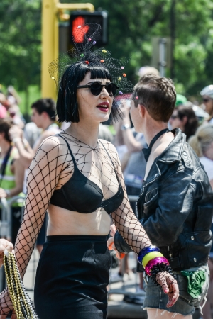 Minneapolis, Minnesota - June 30: Twin Cities LGBT Pride Parade 2013, in Minneapolis,MN, on June 30, 2013.のeditorial素材