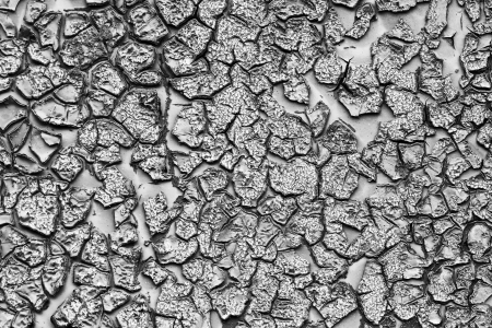 old abstract background from the cracked paint on rusty ironの写真素材