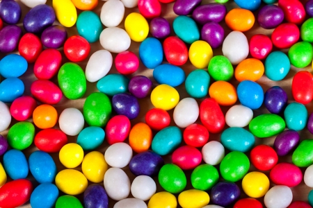 close up a background from colorful sweets of sugar candiesの写真素材