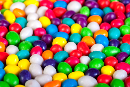  background from colorful sweets of sugar candiesの写真素材