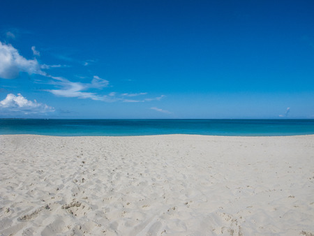 White sand beach on the atlantic oceanの写真素材
