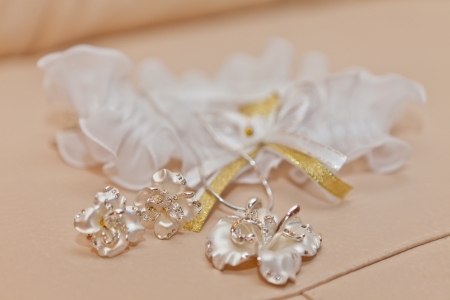 Garter and necklaceの写真素材