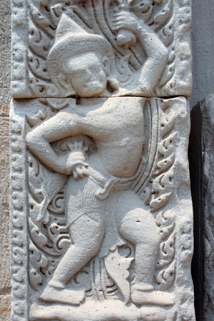 Ancient remains,  in PIMAI HISTORICAL PARK at Thailand, get build long ago, in Cambodian powerful time.のeditorial素材