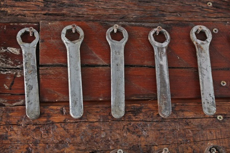 Technician tool,  keep at the wall,  for the next generation has seen.