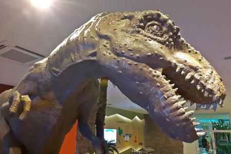 KHON KAEN, THAILAND â DECEMBER 25, 2018:  DINOSAUR figure at NATIONAL HISTORY MUSEUM,  in KHON KAEN province THAILAND.のeditorial素材