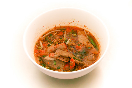 Sukhothai hot and sour soup  Tomyum  noodle