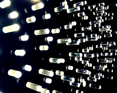 Architecture lighting tube star concept