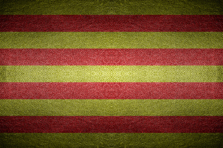 closeup Screen Catalonia concept on PVC leather for backgroundの写真素材