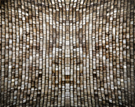 abstract background from wood roof top arrangingの写真素材