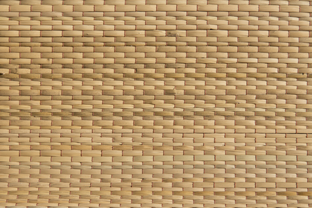 handmade rattan from dry leaf and rope for background の写真素材