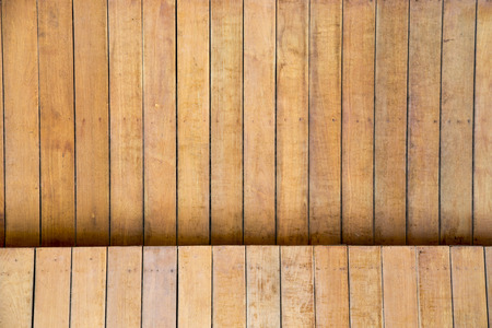 brown strip wood background two layerの写真素材