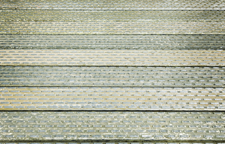 close up old steel bridge floor texture for backgroundの写真素材
