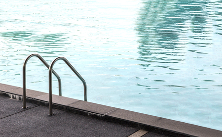 landscape swimming pool for relax backgroundの写真素材