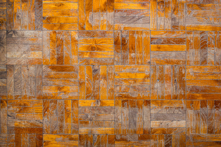 old parquet wood blog texture floor for background. hard wood in home furniture concept.の写真素材